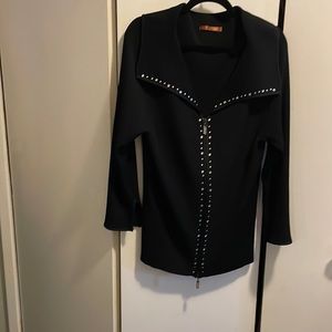 Belldini 1x cable knit sweater